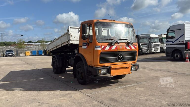 3-sidet tippelad Mercedes-Benz SK 1628 (V8 / LAMES / GRAND PONT / POMPE MANUELLE)