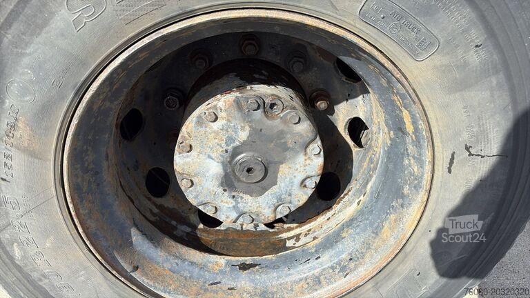 3-sidet tippelad Mercedes-Benz SK 1628 (V8 / LAMES / GRAND PONT / POMPE MANUELLE)