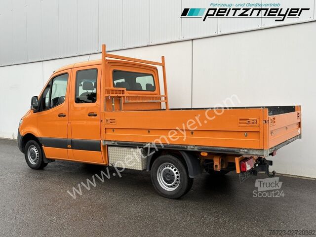 Фургон с двойной кабиной Mercedes-Benz Sprinter 314 CDI Doka Pritsche, Klima, Standh., AHK 2,8 t.