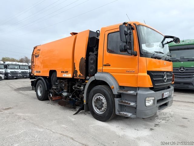 Balayeuse de voirie MERCEDES-BENZ Axor/1829/Euro5/Faun-VIAJET-7R/L/Kehrmaschine/