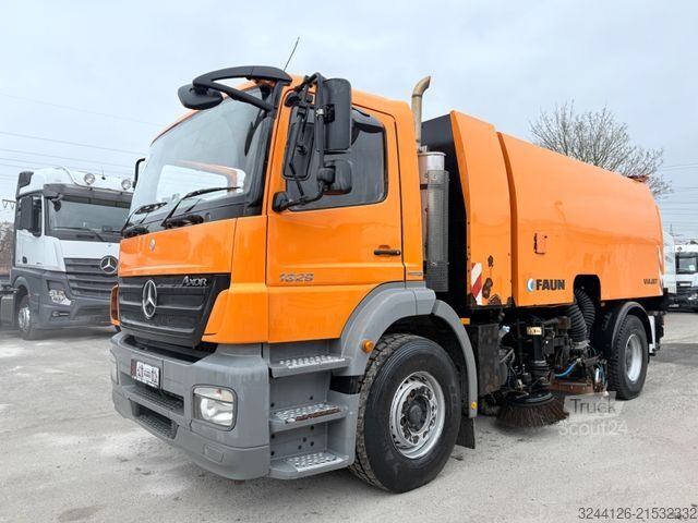Balayeuse de voirie MERCEDES-BENZ Axor/1829/Euro5/Faun-VIAJET-7R/L/Kehrmaschine/