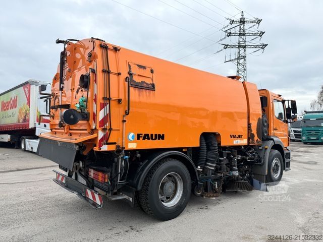 Balayeuse de voirie MERCEDES-BENZ Axor/1829/Euro5/Faun-VIAJET-7R/L/Kehrmaschine/