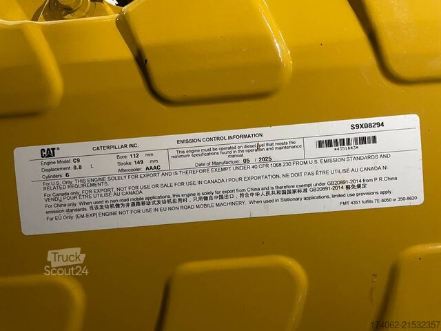 Tilslag CAT DE330E0 - C9 - 330 kVA Generator - DPX-18022