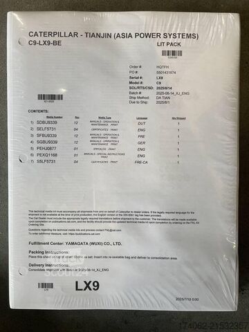 Tilslag Caterpillar DE330E0 - C9 - 330 kVA Generator - DPX-18022