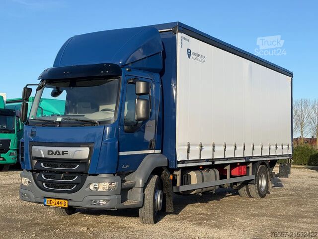 Przesuwana plandeka DAF LF 290 LF290.16 EURO6.  2021. EURO6. Schuifzeil...