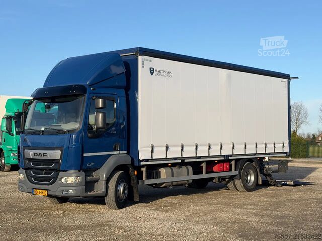 Przesuwana plandeka DAF LF 290 LF290.16 EURO6.  2021. EURO6. Schuifzeil...