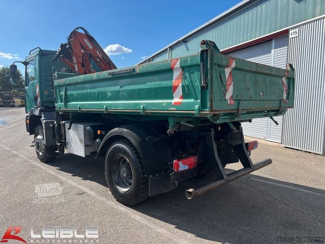 Camión volquete MAN TGM 18.280 4x4BB*Terex-Kran*Meiller-Kipper*