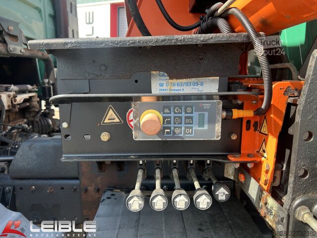 Camión volquete trilateral MAN TGM 18.280 4x4 BB*Terex-Kran*Meiller-Kipper*
