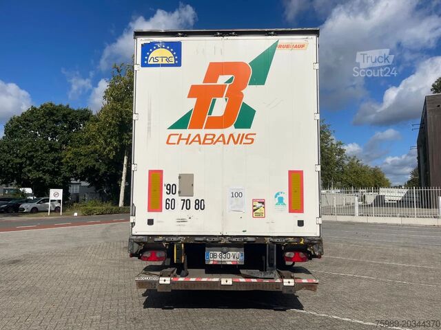 Schuifzeilen Fruehauf AIR SUSPENSION, DISC BRAKES (good France truck)