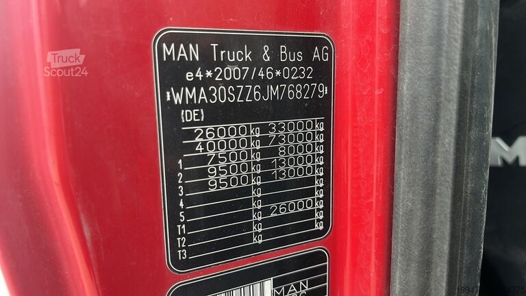 Самосвал MAN MAN TGS 33.500 with Schmitz Cargobull SGF S2