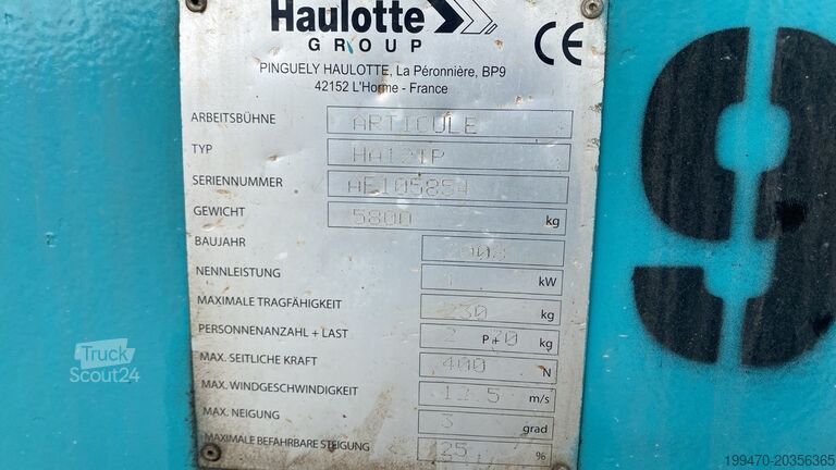 Artikulisana radna platforma Haulotte HA12 IP (12m)