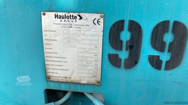 Artikulisana radna platforma Haulotte HA12 IP (12m)