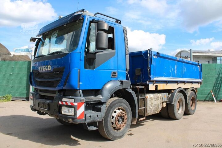 Camion-benne tricar IVECO AD260T45 6x4 BB 450 INTARDER Nr: 665