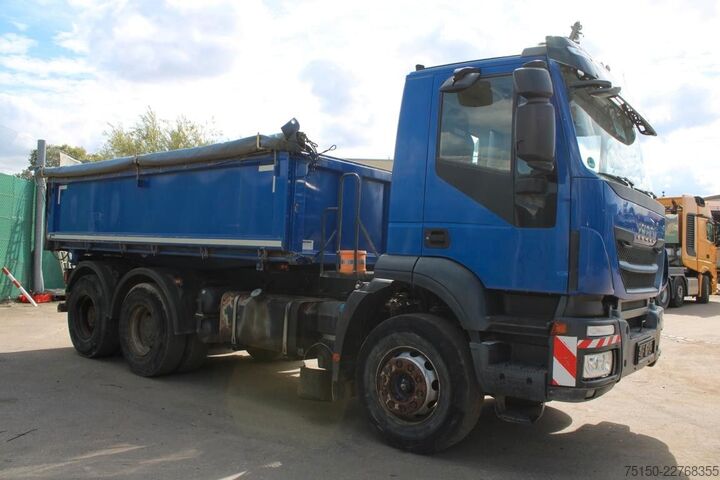Camion-benne tricar IVECO AD260T45 6x4 BB 450 INTARDER Nr: 665