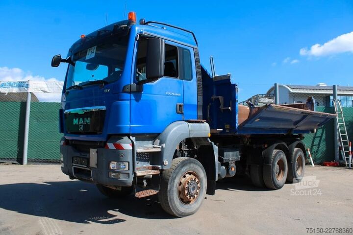 Autocamion basculant tridirecțional MAN TGS 26.440 6x6 BB ALLRAD BORDMATIK Nr.: 734