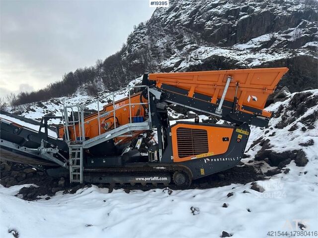Screeningsanlæg Portafill MR-5 quarry sieve w/ extra cloths. WATCH VIDEO.
