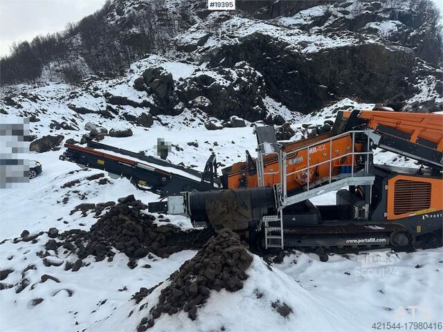 Screeningsanlæg Portafill MR-5 quarry sieve w/ extra cloths. WATCH VIDEO.