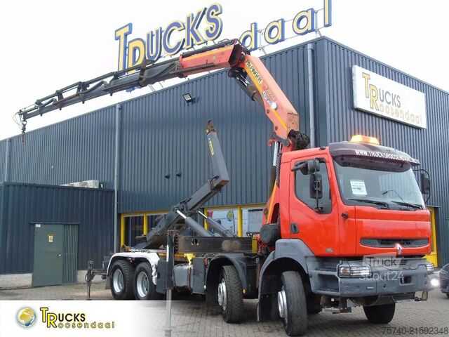 Автомобил с кран Renault Kerax 420DCI + PALFINGER 29002 + 8X4 + MANUAL +...