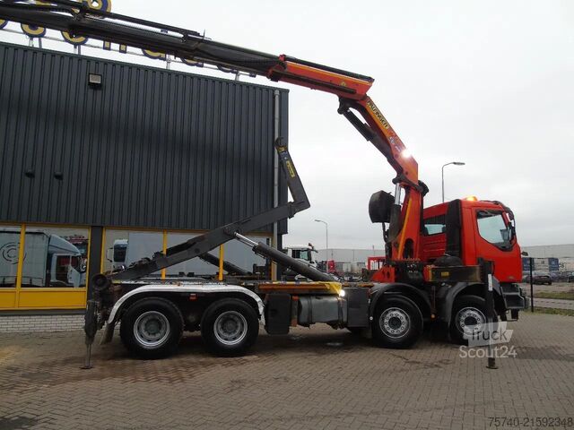 Автомобил с кран Renault Kerax 420DCI + PALFINGER 29002 + 8X4 + MANUAL +...