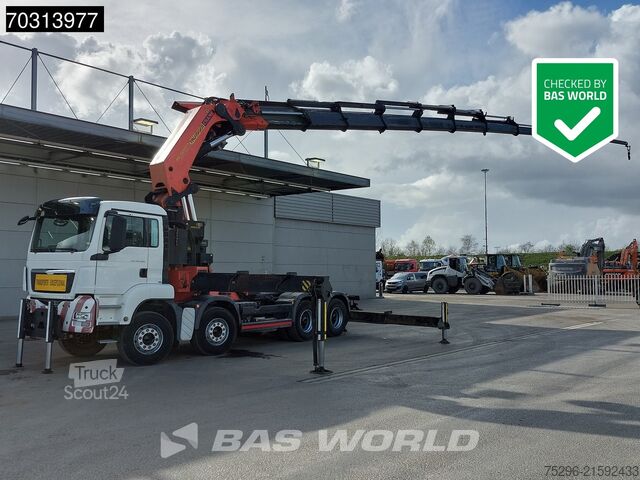 Standard-SZM MAN TGS 41.480 TGS 8X4 Palfinger PK150002 Crane Kra...