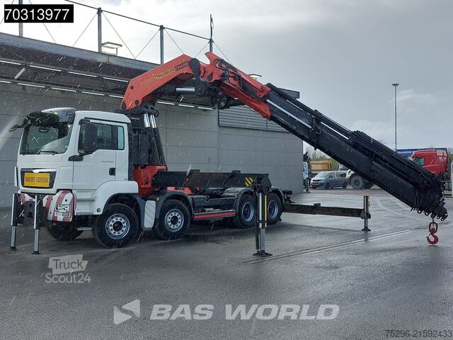 Standard-SZM MAN TGS 41.480 TGS 8X4 Palfinger PK150002 Crane Kra...