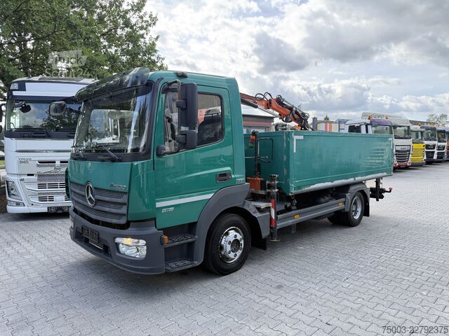 Pick-up varebil Mercedes-Benz Atego 818 L Kran Atlas 35.2 A2
