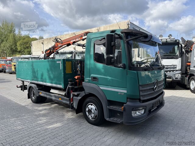 Pick-up varebil Mercedes-Benz Atego 818 L Kran Atlas 35.2 A2