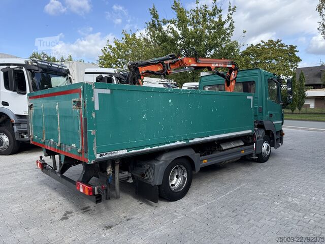 Pick-up varebil Mercedes-Benz Atego 818 L Kran Atlas 35.2 A2