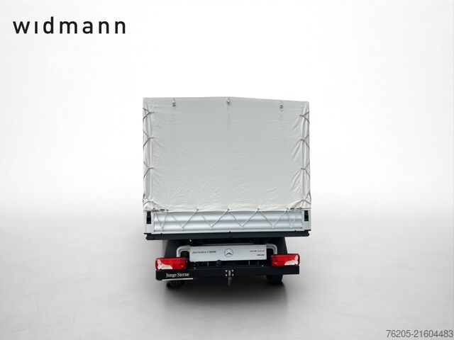 Фургон с брезентова завеса Mercedes-Benz Sprinter 319 CDI 4x4 Doka Pritsche  Klima LED AHK