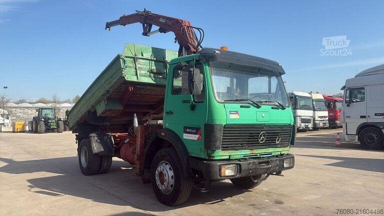 3-странен самосвал Mercedes-Benz SK 1622 (V6 / GRUE / LAMES / GRAND PONT / BIG H...