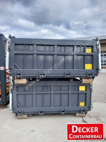 Abrollcontainer Decker Containerbau Abrollcontainer, Bayernbox, Pendelklappe