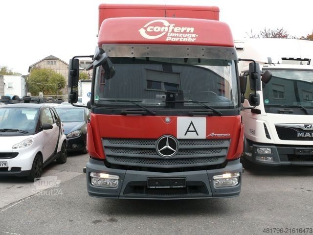 Furgons ar kasti MERCEDES-BENZ Mercedes-Benz Atego 821 Koffer*Liege*6 Sitz*Sthz