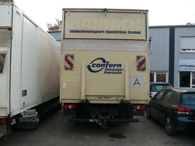 Furgons ar kasti MERCEDES-BENZ Mercedes-Benz Atego 821 Koffer*Liege*6 Sitz*Sthz