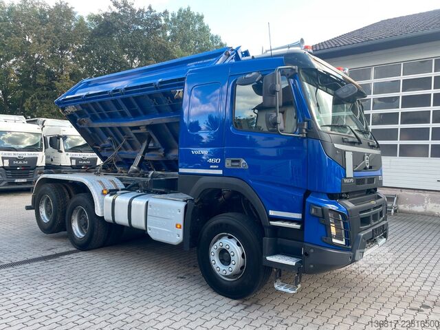 Camion-benne tricar VOLVO FMX 460 6x4 BLL Meiller Bordmatik Retarder TAAXL