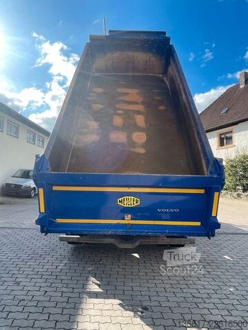 Camion-benne tricar VOLVO FMX 460 6x4 BLL Meiller Bordmatik Retarder TAAXL