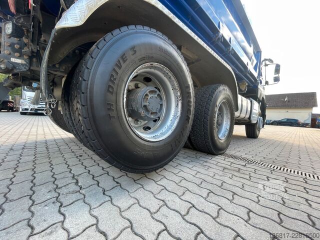 Camion-benne tricar VOLVO FMX 460 6x4 BLL Meiller Bordmatik Retarder TAAXL