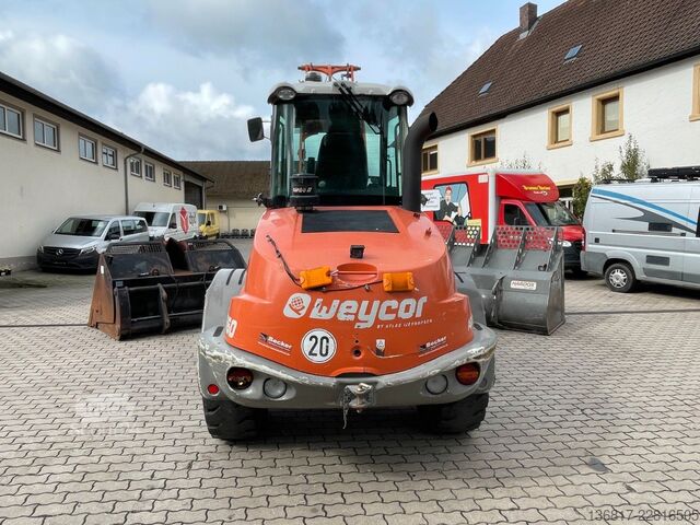 Radlader ATLAS Weycor AR560 Radlader Schaufel + Palettengabel