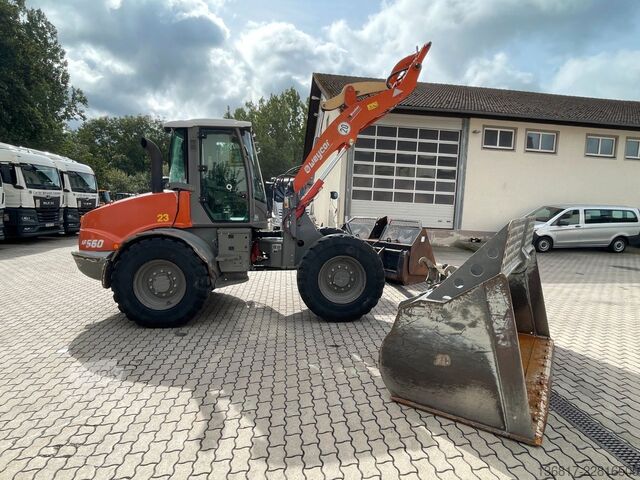 Radlader ATLAS Weycor AR560 Radlader Schaufel + Palettengabel