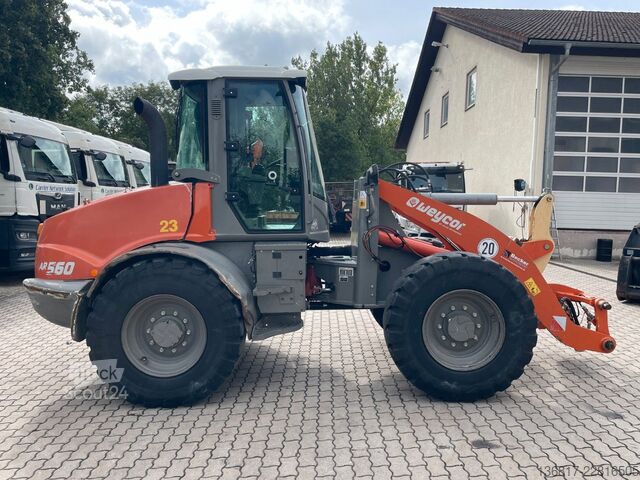Radlader ATLAS Weycor AR560 Radlader Schaufel + Palettengabel