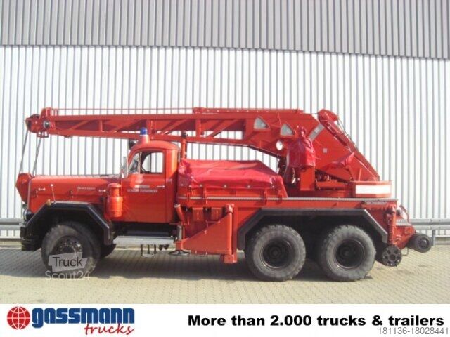 Brandweerwagen Magirus Deutz MAGIRUS URANUS 250D22 KW 16 Feuerwehr Kranwagen