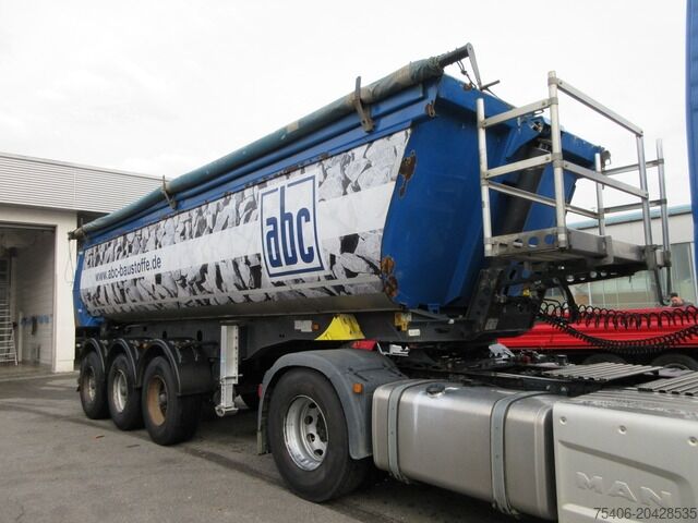 Kipper Auflieger meiller Kippauflieger Thermomulde Liftachse