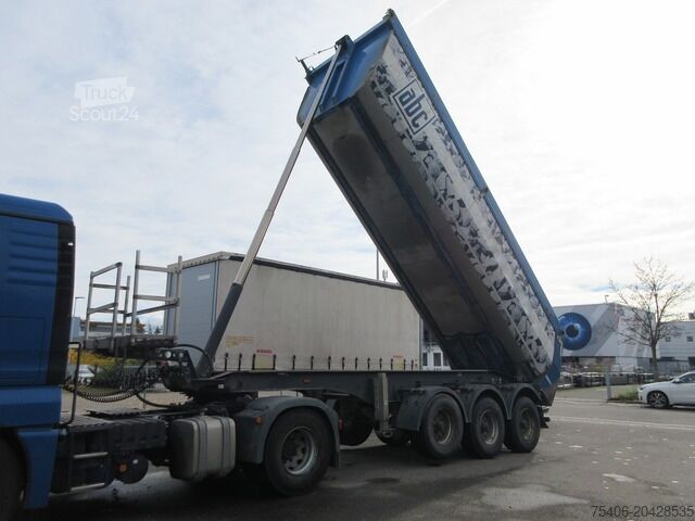 Kipper Auflieger meiller Kippauflieger Thermomulde Liftachse