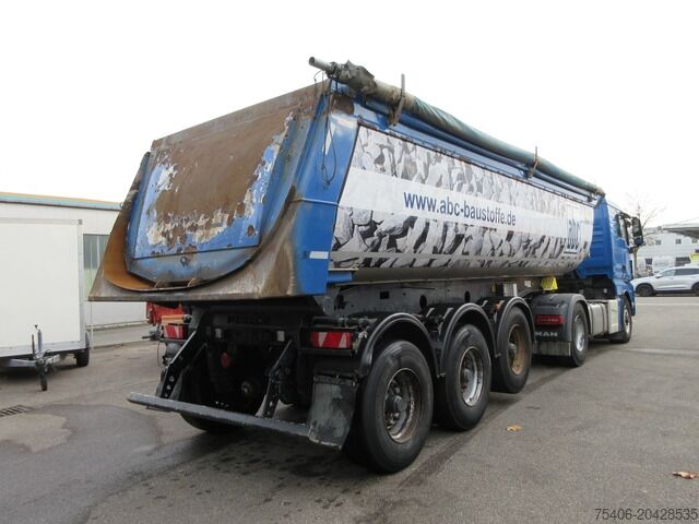 Kipper Auflieger meiller Kippauflieger Thermomulde Liftachse