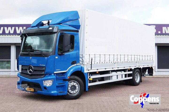 Koffer Mercedes-Benz Antos 1924L Huif + Klep Dhollandia 2000 KG Euro 6