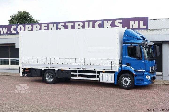 Koffer Mercedes-Benz Antos 1924L Huif + Klep Dhollandia 2000 KG Euro 6