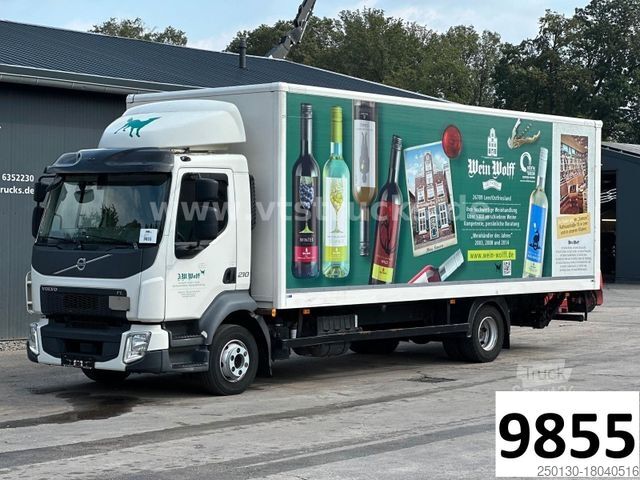 LKW mit Kofferaufbau VOLVO FL 210 4x2 Euro 6 Koffer mit Ladebordwand