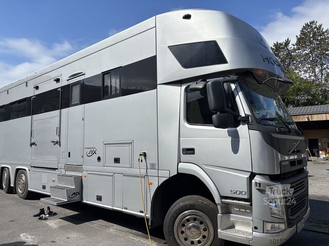 Transportor de cai pentru 8 cai - camion pentru transportul cailor Volvo FM500AKX Pferdetransporter 8 Pferde