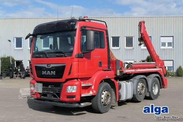 Absetzkipper LKW MAN 26.420 TGS BL 6x2, Meiller AK 16NTG, Funk, Lenk