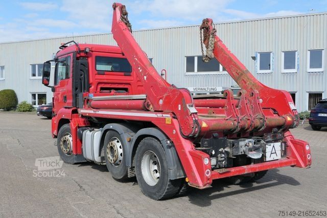 Absetzkipper LKW MAN 26.420 TGS BL 6x2, Meiller AK 16NTG, Funk, Lenk