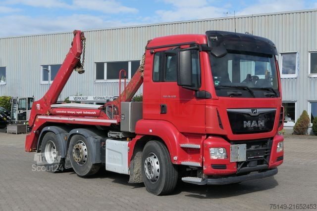 Absetzkipper LKW MAN 26.420 TGS BL 6x2, Meiller AK 16NTG, Funk, Lenk